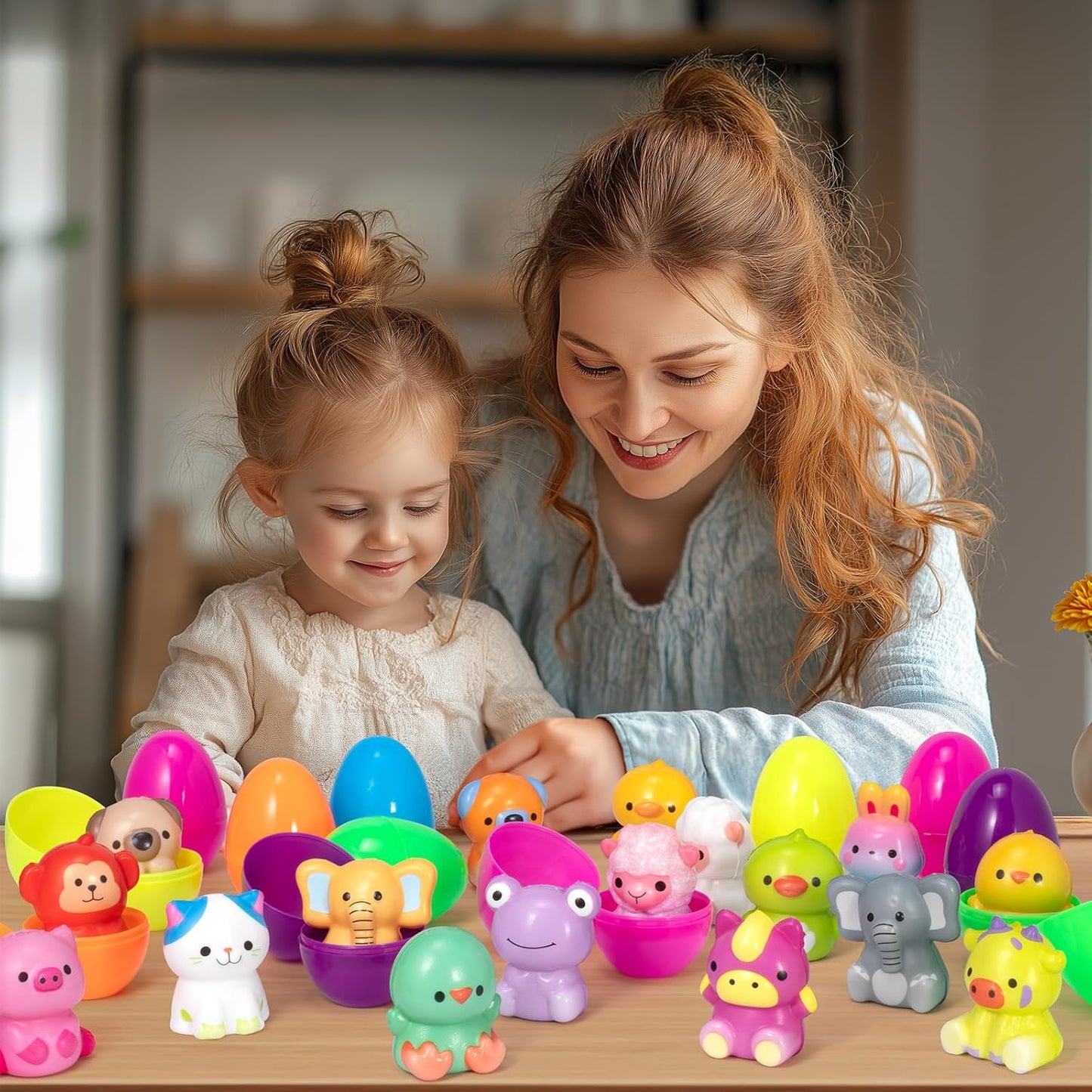 🔥LAST DAY SALE 50% OFF🔥24 PCS Easter Eggs Prefilled Slow Rising Squishy Toys