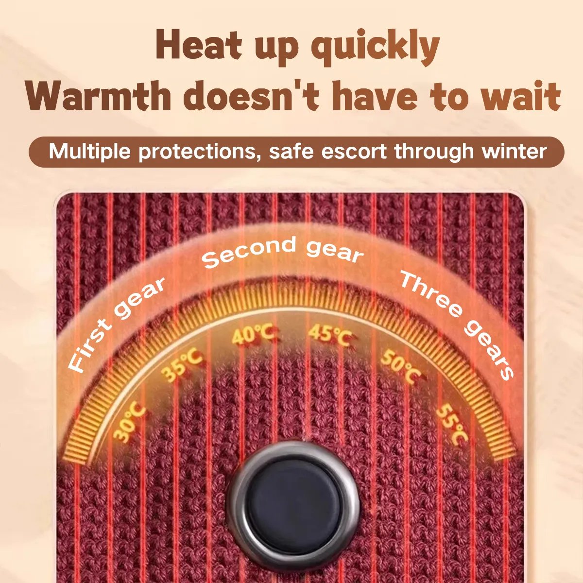 🎅Best Winter Gifts 🔥Portable Heated Shawl – Stay Warm Anywhere, Anytime ( Free Shipping)