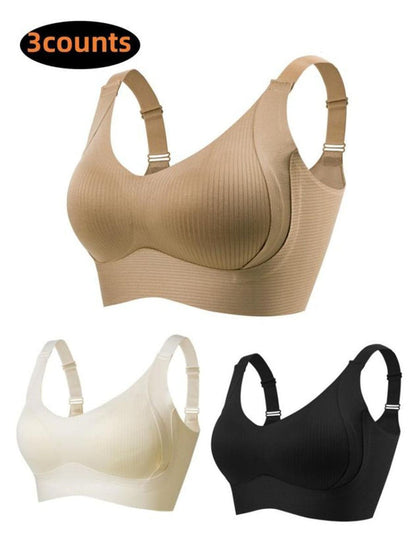 🎁Last Day Buy 1 Get 3 Packs(Each only ￡3.66)🔥Super firming bra | Wire-free push-up bra👍No more sagging breasts