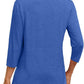 NEW🔥 Women's V Neck 3/4 Long Sleeve  Loose Fit  Tops