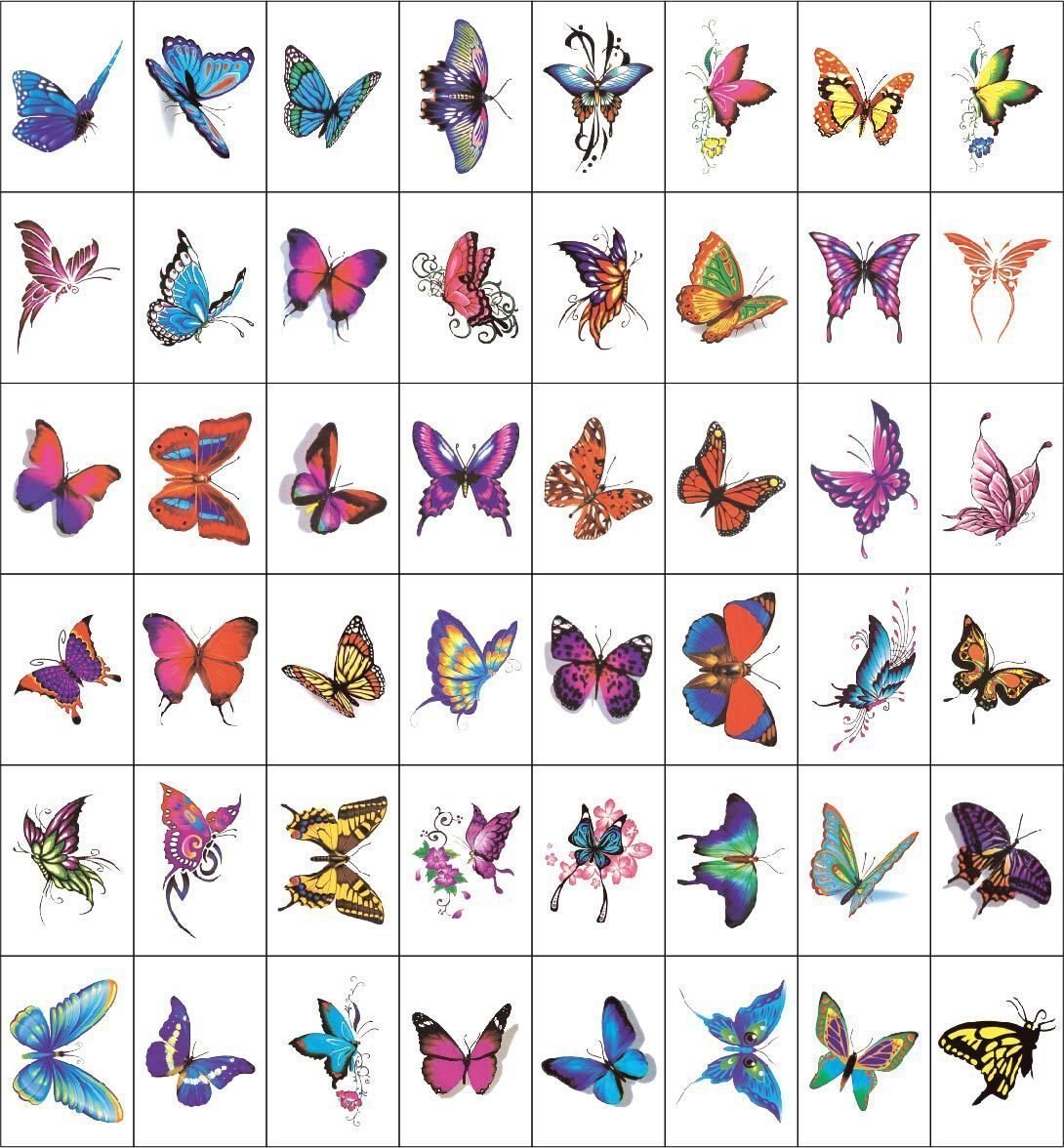 ❤️Trendy 3D Tattoo Stickers 50 PCS
