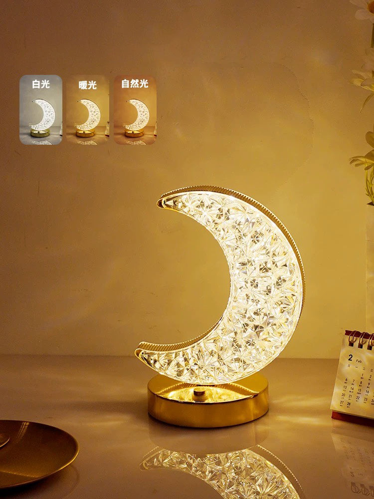 🎅Christmas Sale 50% OFF!!🎄50K+ SOLD! 🎁✨Rechargeable Luxury Crystal LED Night Light Lamp