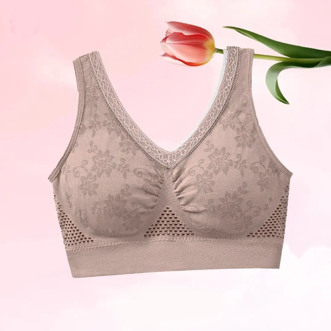 💜Last Day-Buy 1 Get 1 Free!🎁Pure Cotton Buttonless Comfy Lifting Bra✨