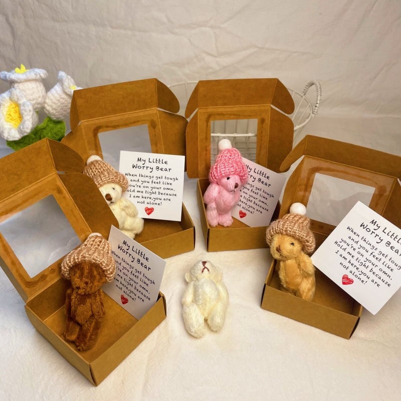 🎁Hot Sale ONLY £9.99 TODAY!!🧸✨Little Bear in Box, My Little Worry Bear