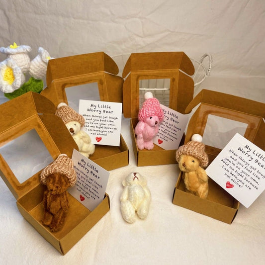 🎁Hot Sale ONLY £9.99 TODAY!!🧸✨Little Bear in Box, My Little Worry Bear
