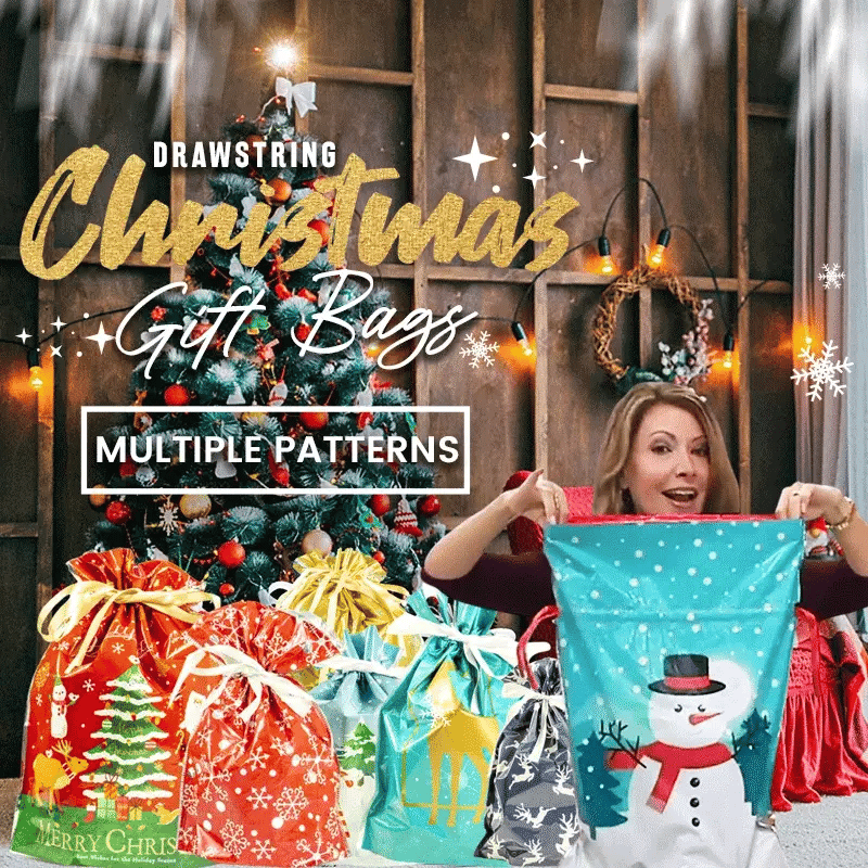 🎅LAST DAY SPECIAL PRICE: ￡6.99!!🎁The World’s Best Christmas Gift Bag With Drawstring🎁