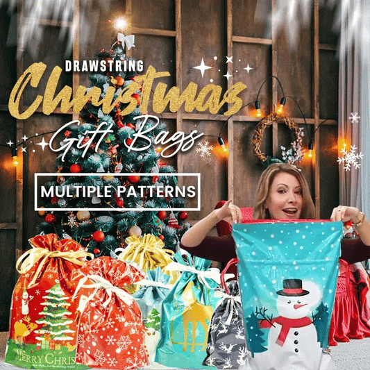 🎅LAST DAY SPECIAL PRICE: ￡6.99!!🎁The World’s Best Christmas Gift Bag With Drawstring🎁
