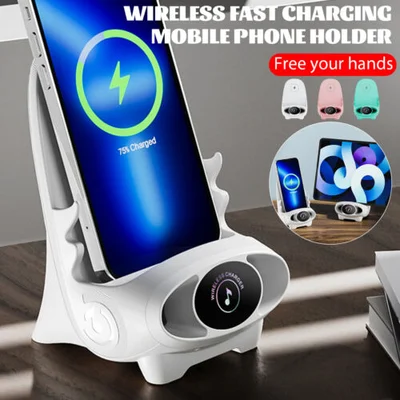 🔥Last Day Sale 50%  Free Shipping🔥Mini Chair Wireless Fast Charger Multifunctional Phone Holder