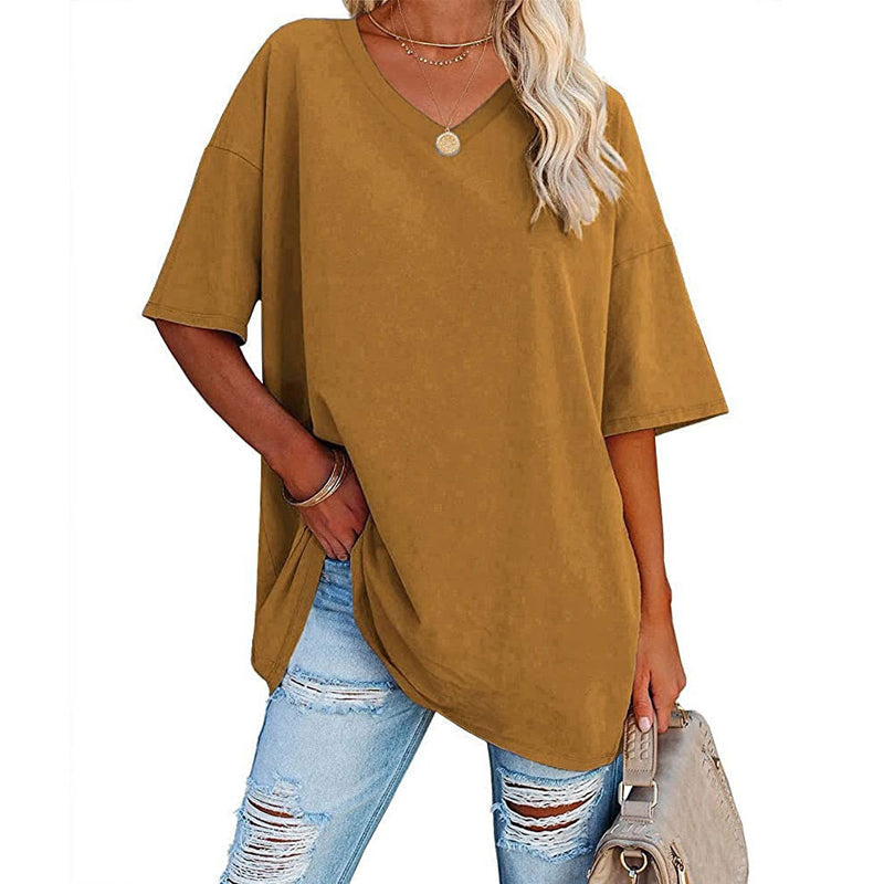 🌷2025 Limited Sale 50% Off🌷Ladies V-Neck T-Shirt🚀Free shipping🚀