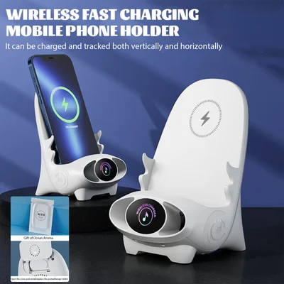 🔥Last Day Sale 50%  Free Shipping🔥Mini Chair Wireless Fast Charger Multifunctional Phone Holder