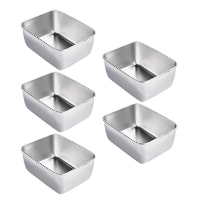 🔥LAST DAY 49% OFF-Stainless Steel Square Plate（With Lid）