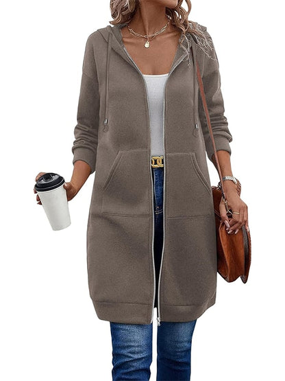 🥳LAST DAY SALE 49% OFF🍂Women Casual Zip up Fleece Hoodies🔥