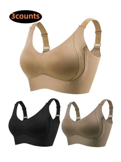 🎁Last Day Buy 1 Get 3 Packs(Each only ￡3.66)🔥Super firming bra | Wire-free push-up bra👍No more sagging breasts