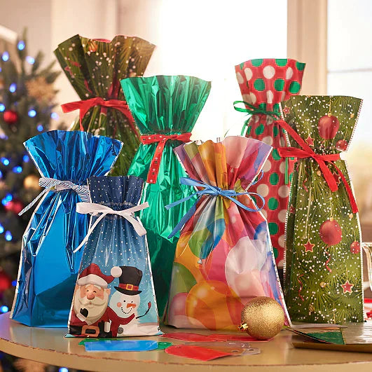 🎅LAST DAY SPECIAL PRICE: ￡6.99!!🎁The World’s Best Christmas Gift Bag With Drawstring🎁
