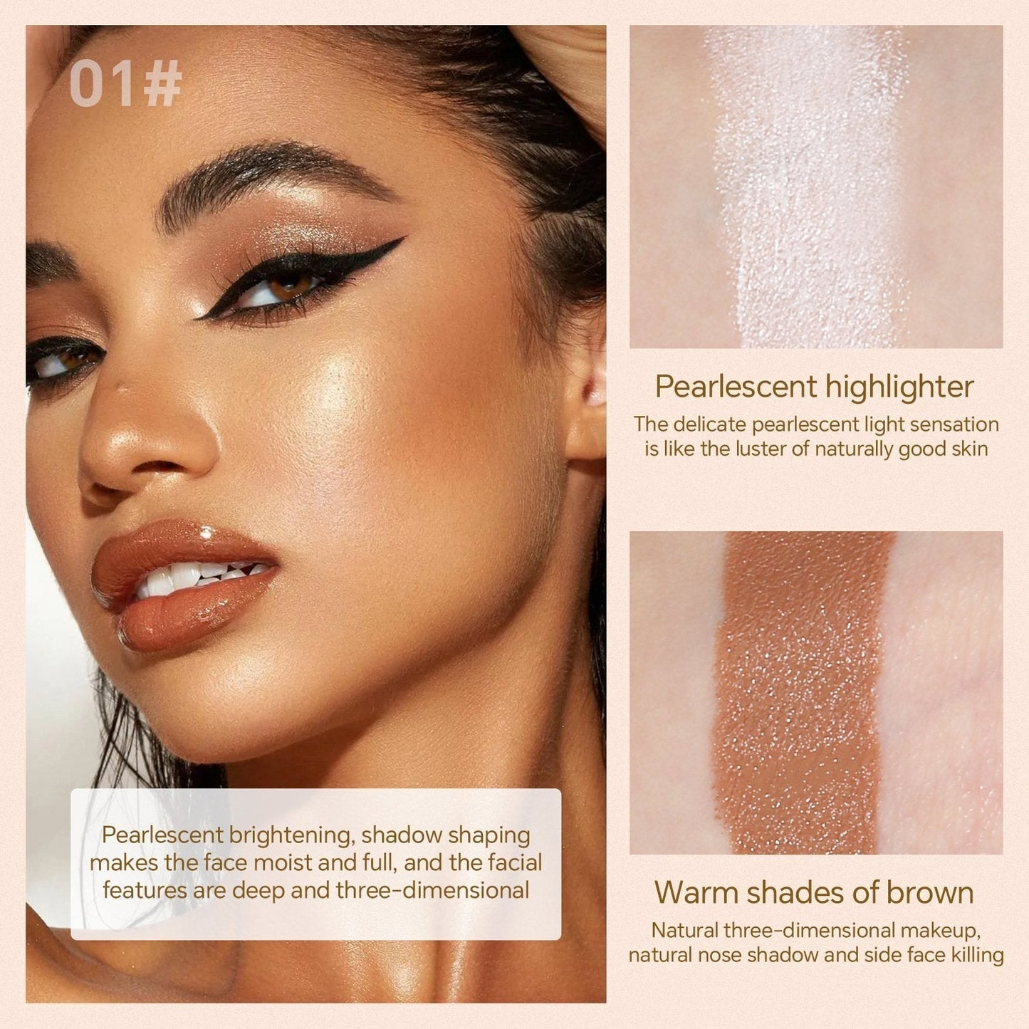💥HOT SALE ~ BUY 2 GET 30% OFF💥2-in-1 Highlight & Contour Stick