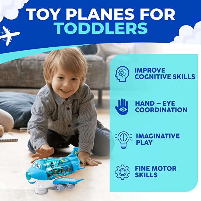 (🎁Hot Sale 49% OFF) 360° Rotating Electric Toy Plane ✈
