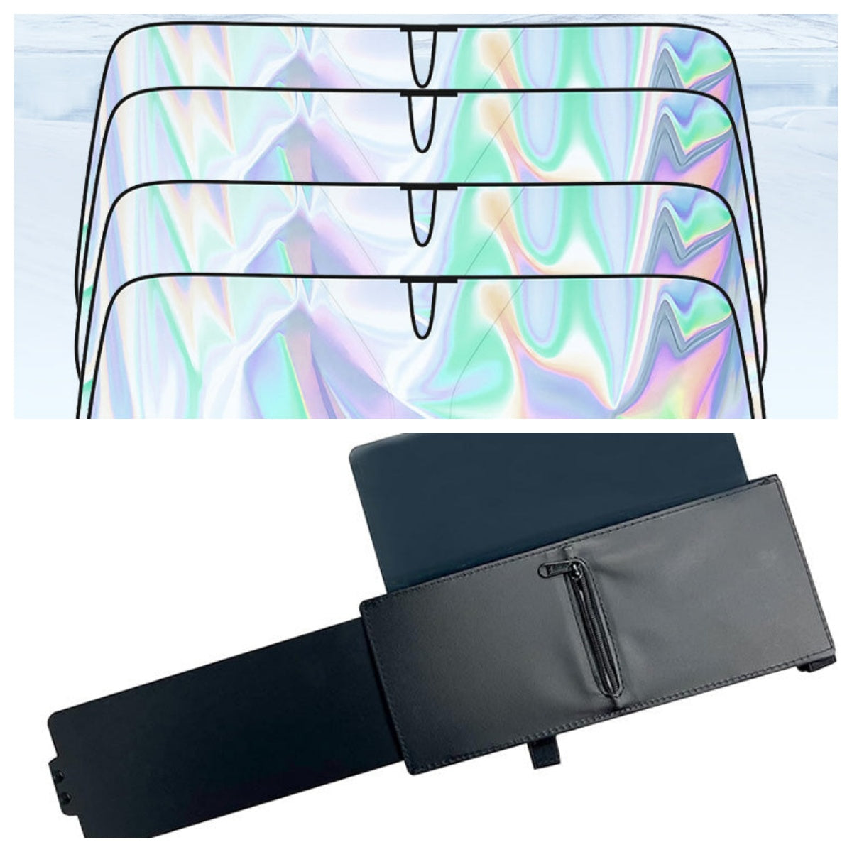 🌞 Summer Hot Sale 50% OFF 🌈Laser Car Windshield Sunshade
