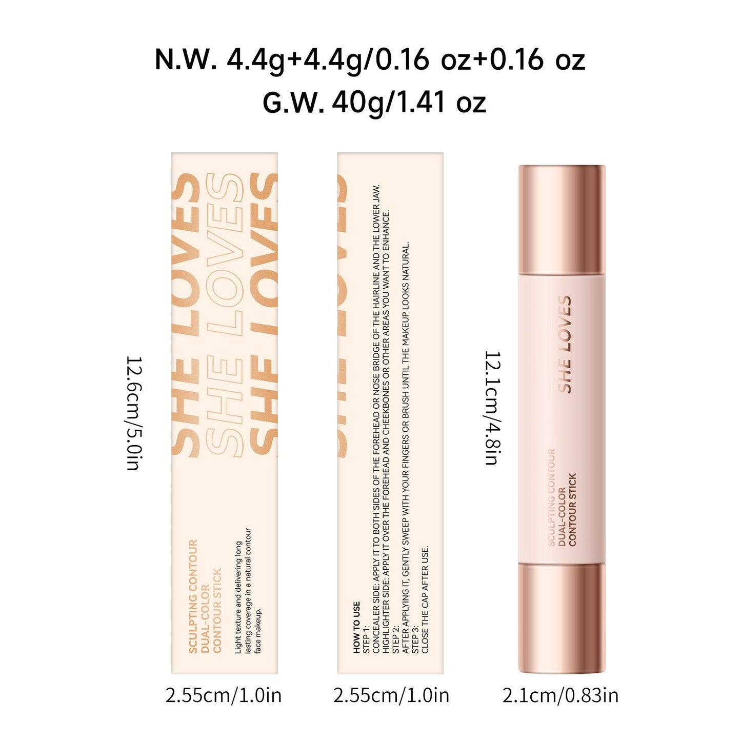 💥HOT SALE ~ BUY 2 GET 30% OFF💥2-in-1 Highlight & Contour Stick