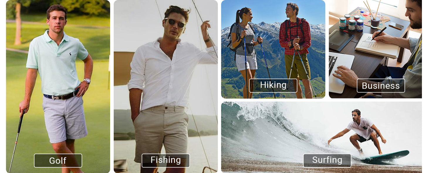 🔥💥 Limited Time Discount 70% OFF🥰Men's Stretch Quick Dry Casual Work Golf Shorts