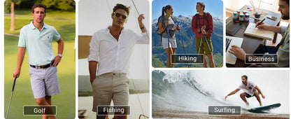 🔥💥 Limited Time Discount 70% OFF🥰Men's Stretch Quick Dry Casual Work Golf Shorts