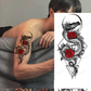 6 Sheets super cool dragon Extra large Arm Leg Thigh Waterproof Temporary Tattoos for woman and man Fake Tattoo