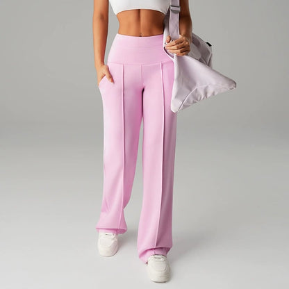 💗LAST DAY SALE 70% OFF⚡50K+ SOLD💕Women's Plain Loose Straight Leg Pants