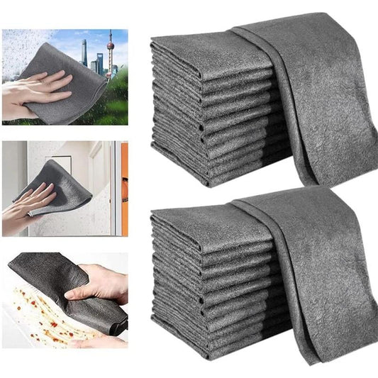 ✨BUY 2 GET 1 FREE✨Each Low to ￡0.27💥Thickened Magic Cleaning Cloth