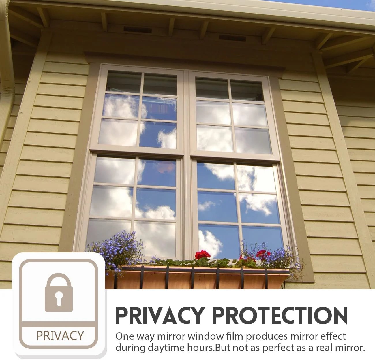 🔥Last Day BUY 2 GET 1 FREE!!💥Privacy Sun Blocking Anti UV Reflective Window Film