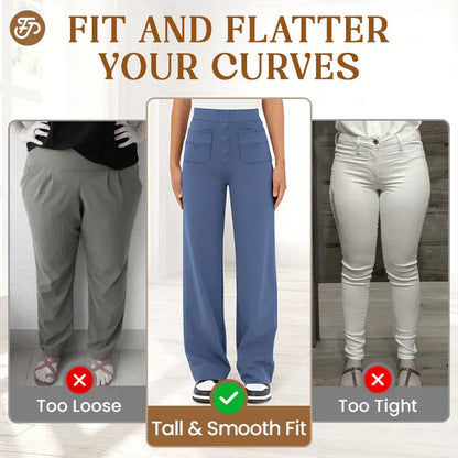 💖2025 NEW TYPE SALE 50% OFF💷Women's Casual High Waist Stretch Pants🌙 Free Moon & Star Necklace for today’s first 30 orders! 🎁