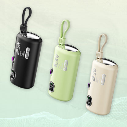 🔥2025 HOT SALE🔥 Portable Charger with Built-In Cables 5000mAh Power Bank Fast Charging