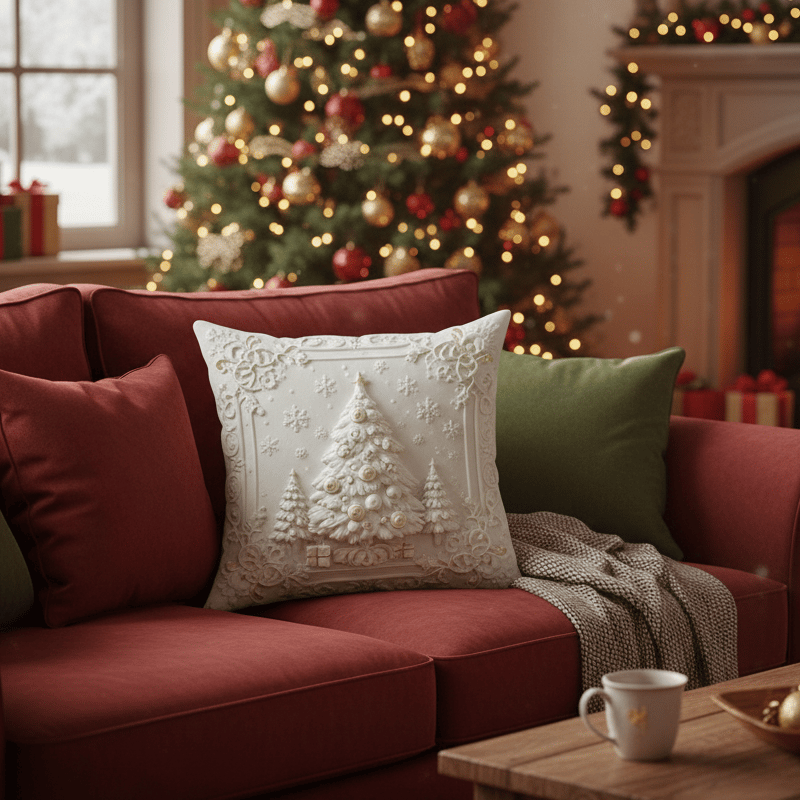 🎄 Unwrap Joy: 60% OFF Christmas Sale💕 Festive Cushion Covers 🎁