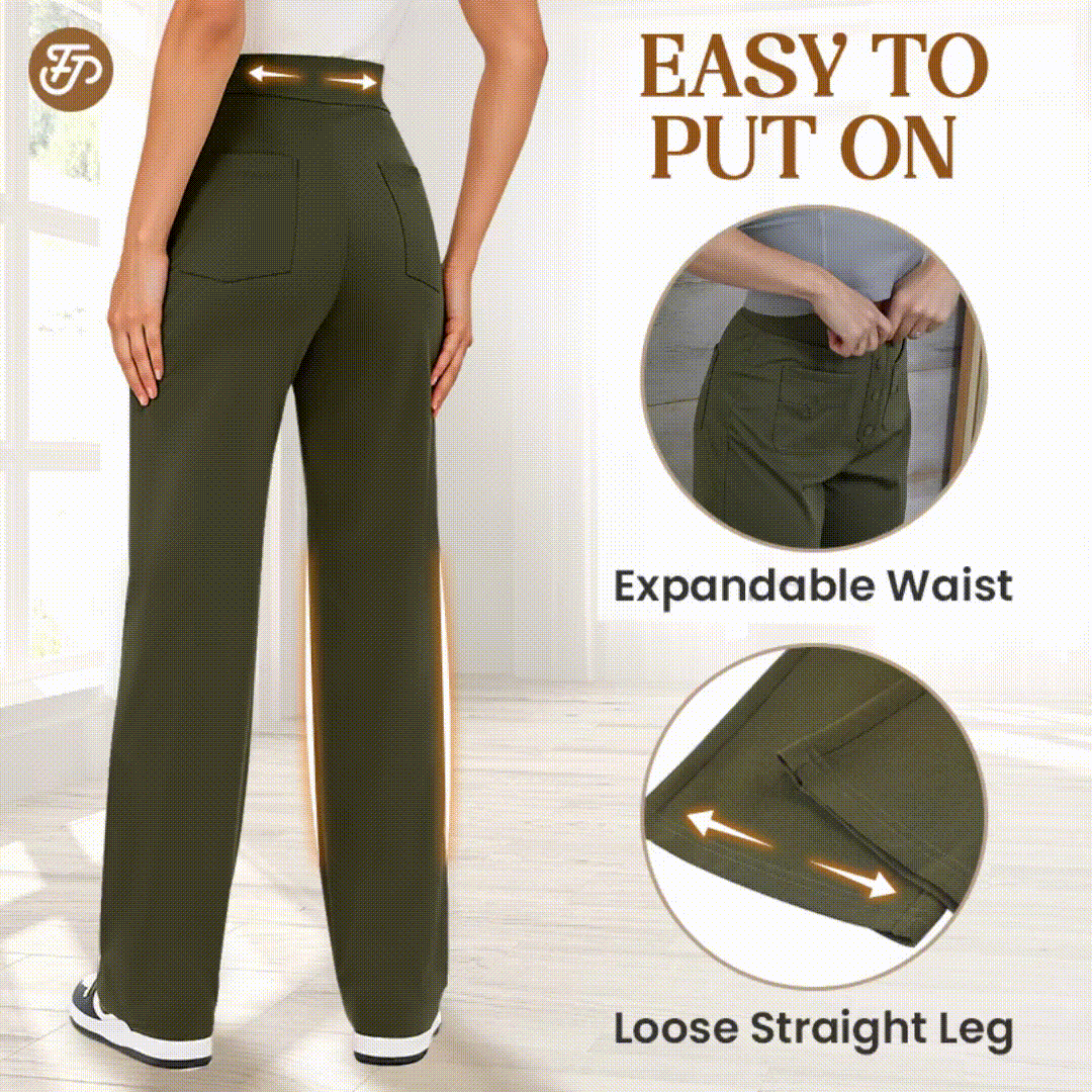💖2025 NEW TYPE SALE 50% OFF💷Women's Casual High Waist Stretch Pants🌙 Free Moon & Star Necklace for today’s first 30 orders! 🎁