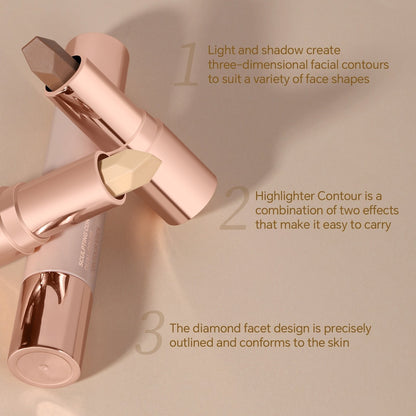 💥HOT SALE ~ BUY 2 GET 30% OFF💥2-in-1 Highlight & Contour Stick