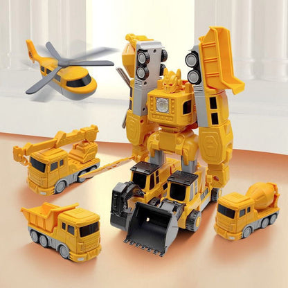 🔥Hot Sale 60% Off🔥Magnetic Transform Engineering Car Assembled Toys