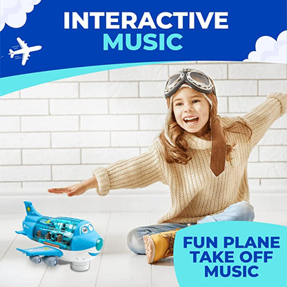 (🎁Hot Sale 49% OFF) 360° Rotating Electric Toy Plane ✈