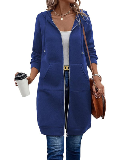 🥳LAST DAY SALE 49% OFF🍂Women Casual Zip up Fleece Hoodies🔥