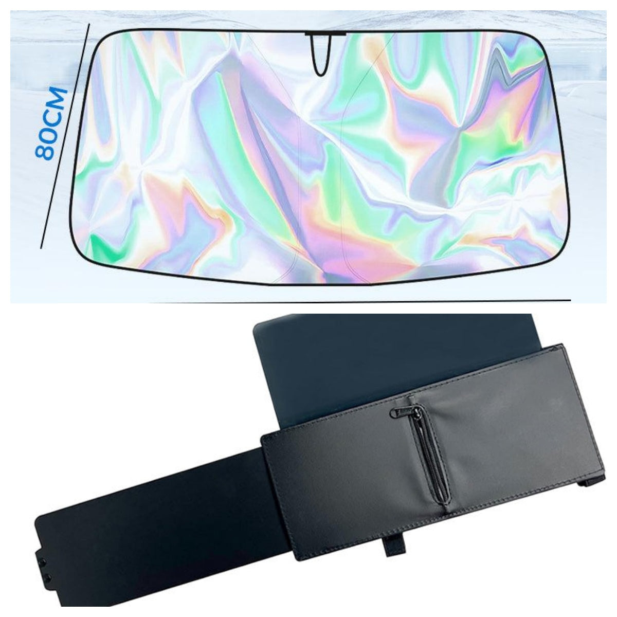 🌞 Summer Hot Sale 50% OFF 🌈Laser Car Windshield Sunshade