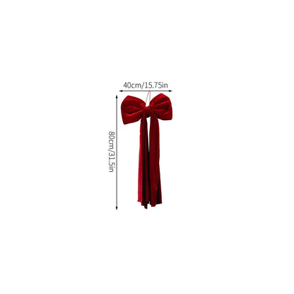 🔥Xmas Pre-Sale 50% OFF🎀🎄Christmas Bow Ornament with Long Ribbons