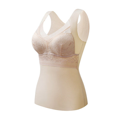 🎉Hot Sale 60%OFF⚡2-in-1 Built-in Bra Thermal Underwear
