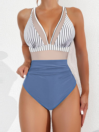 🏖️ Summer Sale 54% OFF🏝️Sexy Mesh Tummy Control Swimsuit