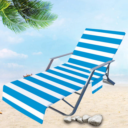🏖️2026 New Arrivals: 50% OFF for a Limited Time!🌞Sun Lounger Towel in Bag with Pockets Storage🌊