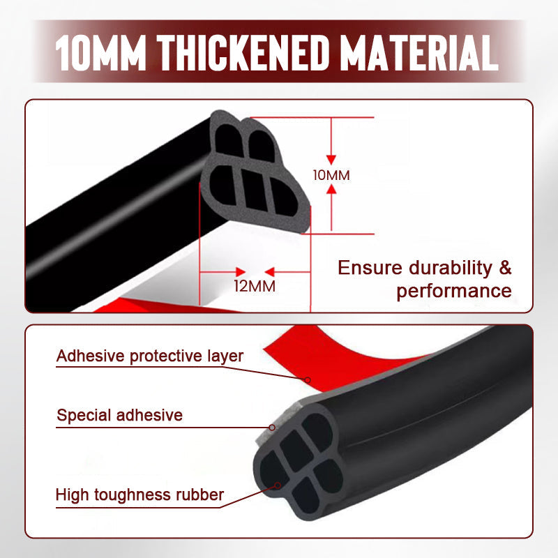 🔥New Year promotion with 50% discount and Free Shipping🔥Car Noise Reduction Dust-proof Rubber Seal Strip