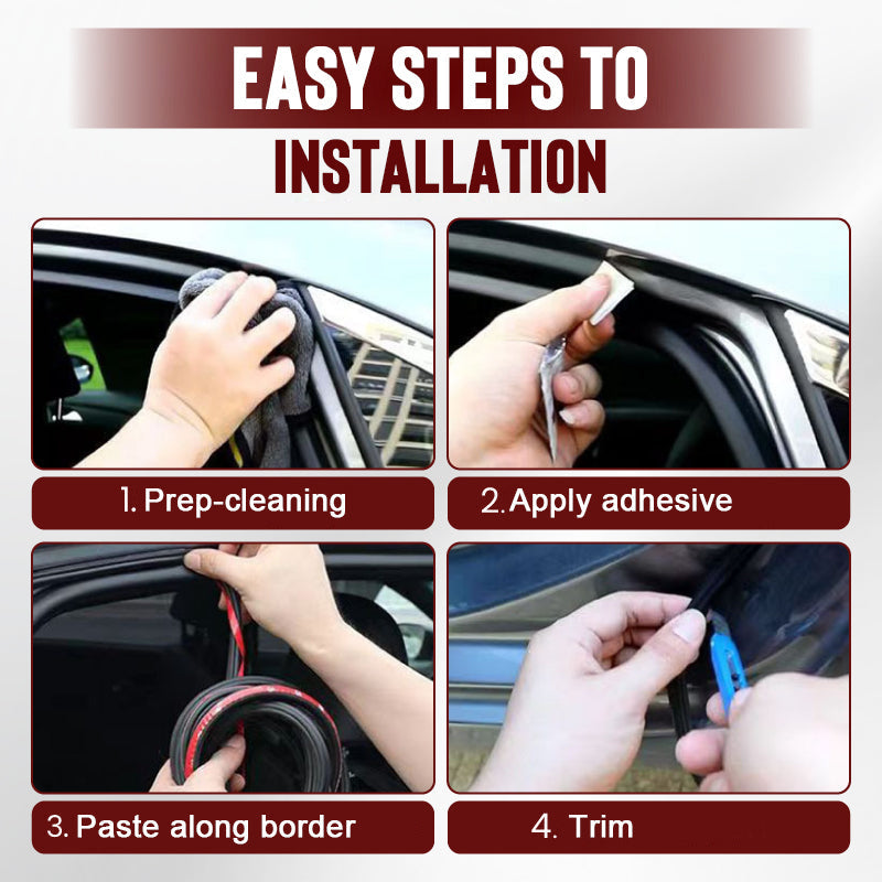 🔥New Year promotion with 50% discount and Free Shipping🔥Car Noise Reduction Dust-proof Rubber Seal Strip