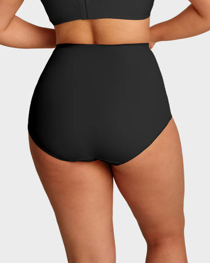 Limited sale 70% OFF🌸Last Day-Buy 1 Get 3 Packs✨Plus-Size High-Waist Cross Tummy Control Panties