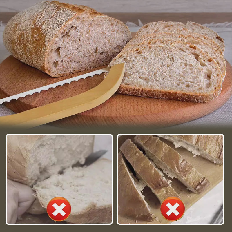Homemade Bread & Toast Cutter Knife🍞