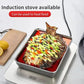 🔥LAST DAY 49% OFF-Stainless Steel Square Plate（With Lid）