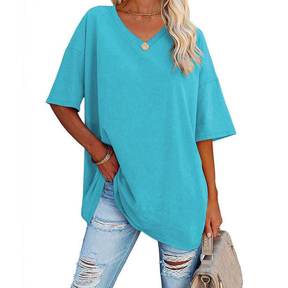 🌷2025 Limited Sale 50% Off🌷Ladies V-Neck T-Shirt🚀Free shipping🚀