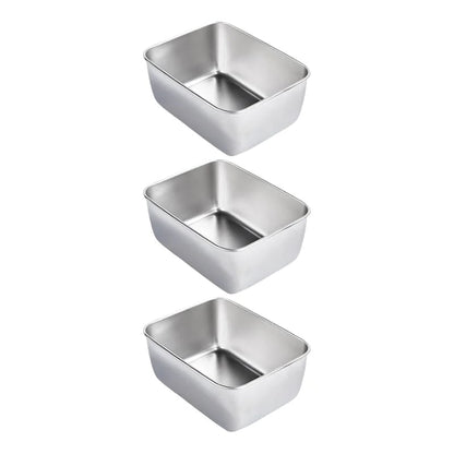 🔥LAST DAY 49% OFF-Stainless Steel Square Plate（With Lid）