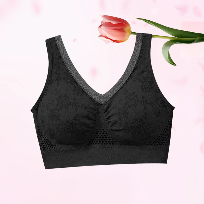💜Last Day-Buy 1 Get 1 Free!🎁Pure Cotton Buttonless Comfy Lifting Bra✨