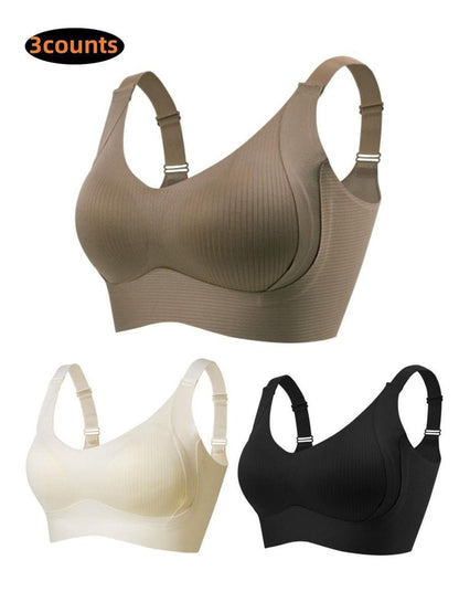 🎁Last Day Buy 1 Get 3 Packs(Each only ￡3.66)🔥Super firming bra | Wire-free push-up bra👍No more sagging breasts